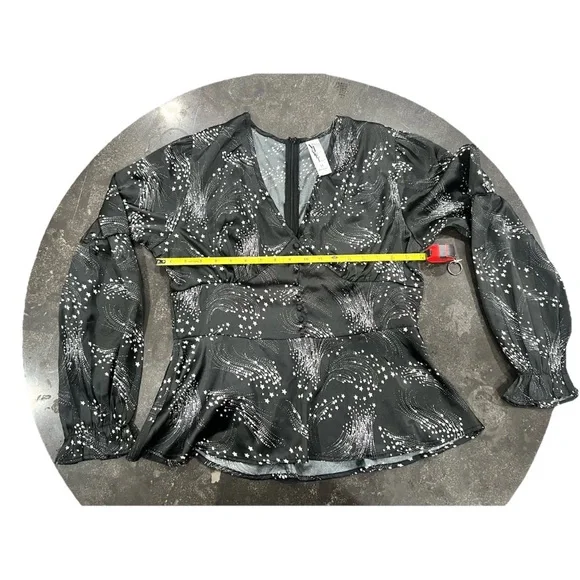 ASOS Violet Women’s Celestial Long Sleeve Going Out Top - Picture 4 of 7